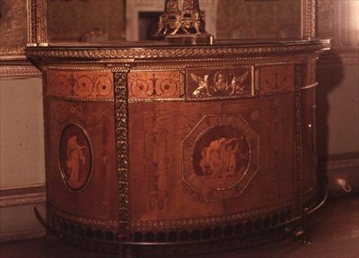 One of a Pair of Commodes by Adam, 1773 by Robert Adamson